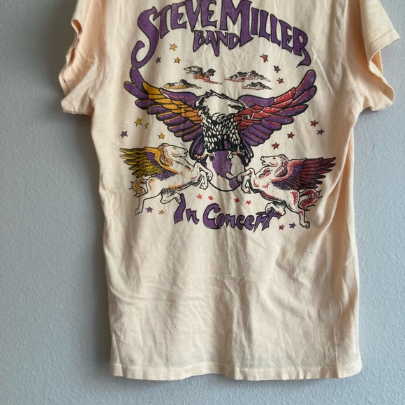 Steven Miller Band in Concert Unisex Sun Bleach Tee - Picture 3 of 9
